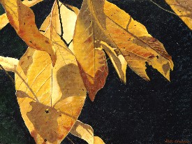 Autumn Leaves   12 x 16  acrylic on canvas