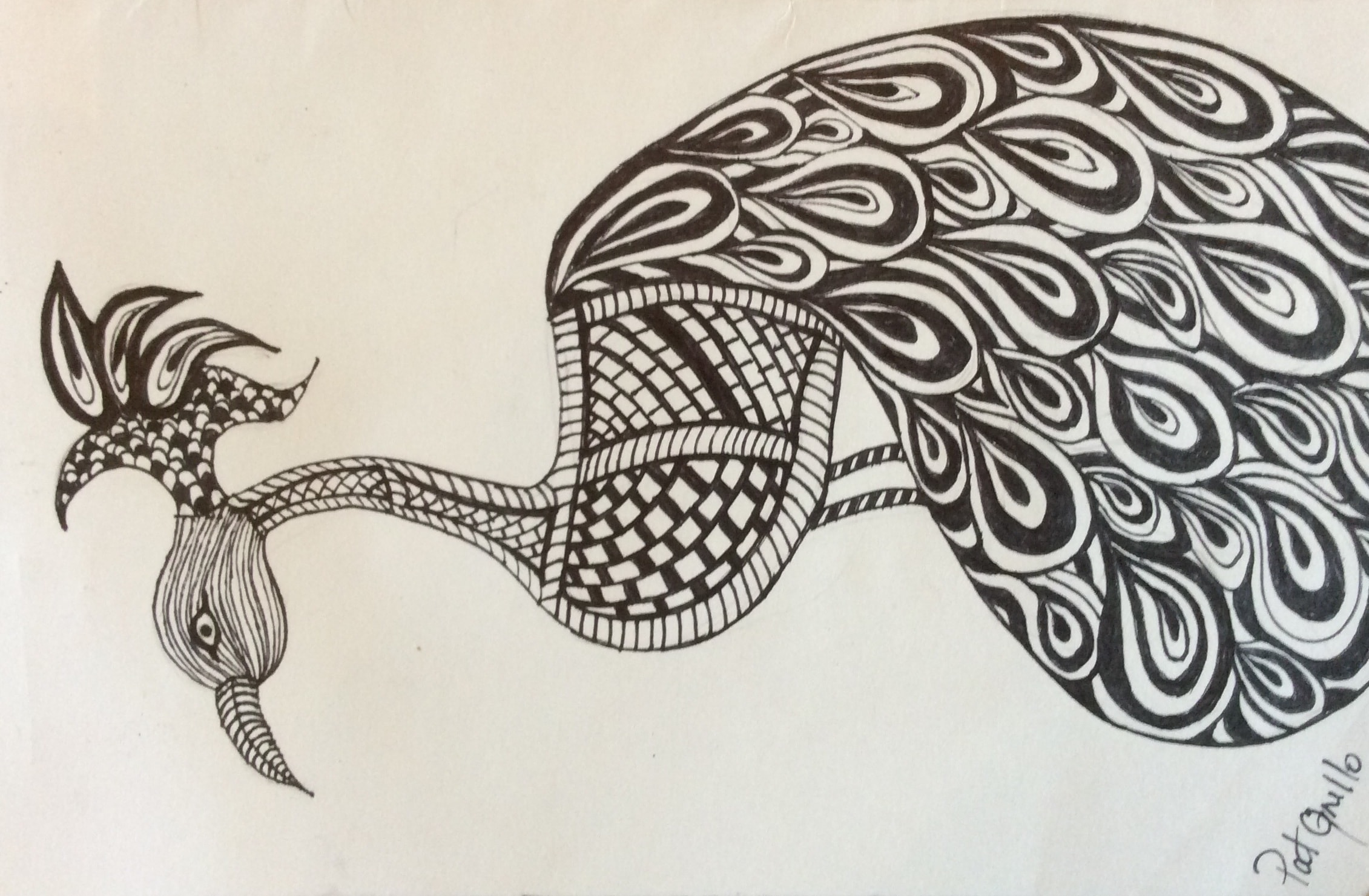 Zendoodle Peacock